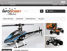 Tablet Screenshot of infohobbyalbolote.com